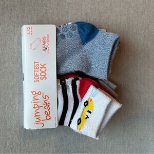 ❄️3/$15 Bundle & Save - Jumping Beans Kids' Fun Socks - Blue, Gray, Red